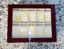 ROLEX Authentic Watch Box Display Case Watches Of Switzerland