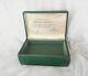 ROLEX OYSTER 1960s Green Vintage Tapered Watch Box Display Case