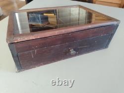 Rare Antique Wood SPENCERIAN PEN NIB Sales Display Case