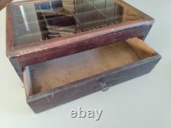 Rare Antique Wood SPENCERIAN PEN NIB Sales Display Case
