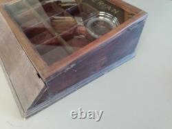 Rare Antique Wood SPENCERIAN PEN NIB Sales Display Case
