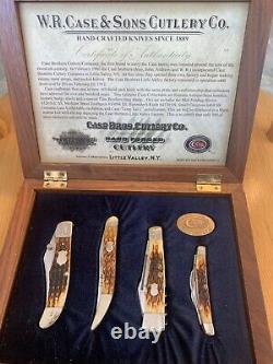 Rare Case Little Valley Knife Set Never Used In Display Box