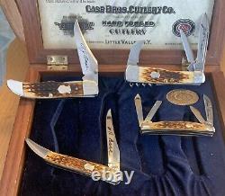 Rare Case Little Valley Knife Set Never Used In Display Box