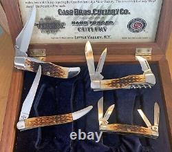 Rare Case Little Valley Knife Set Never Used In Display Box