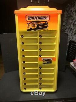 Rare Matchbox Revolving Display Case For 75 Cars With Original Box Very Nice