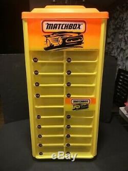 Rare Matchbox Revolving Display Case For 75 Cars With Original Box Very Nice