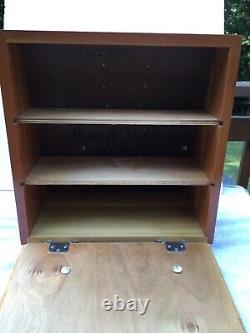 Rare Vtg Case XX Knife 1960's Wood Store Counter Display Case with Key