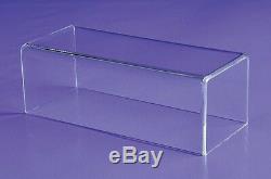 Rectangular Box Cover Acrylic Box Cases Long Collectible Display Cases