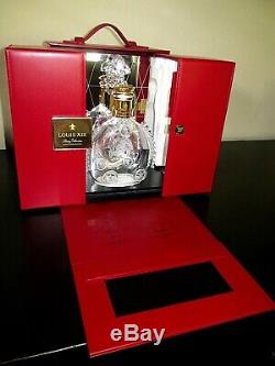 Remy Martin Louis XIII Cognac Baccarat Crystal Bottle Decanter Display Box Case