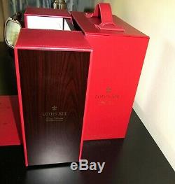 Remy Martin Louis XIII Cognac Baccarat Crystal Bottle Decanter Display Box Case