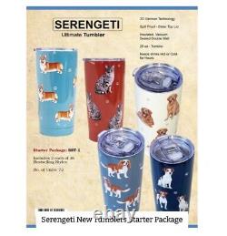 Retail display & 20 oz Pet Insulated Tumblers with Display Rack NEW IN BOX