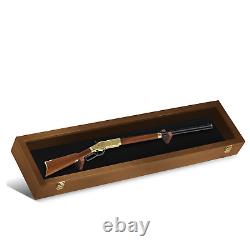 Rifle Display Case Lockable Case basswood Case 100% UV protection