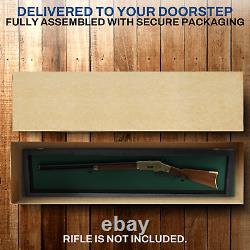 Rifle Display Case Lockable Case basswood Case 100% UV protection