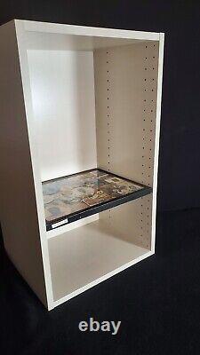 Riker Mount Display Case Shadow Box. 22 shelves in collectible cabinet 12 x 16