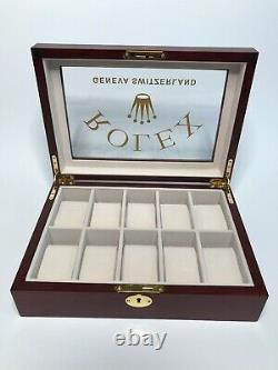 Rolex President Watch Display Box / Case Holds 10 watches