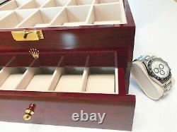 Rolex Presidential Watch Display Box / Case Holds 20 watches