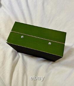 Rolex Watch Box Case Storage Watch Green Datejust Display FAST PRIORITY SHIPPING