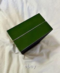 Rolex Watch Box Case Storage Watch Green Datejust Display FAST PRIORITY SHIPPING