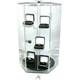 Rotating Clear Acrylic Locking Jewelry Display Case Revolving
