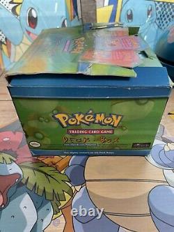 SEALED! 1999 Original Pokémon deck boxes with original shelf display case