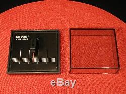 SHURE V15 HR-P P-MOUNT CARTRIDGE With STYLUS BOX & DISPLAY CASE NOS BRAND NEW