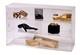 SSWBasics 2Shelf Acrylic Countertop Display Case (Comes with lock & key)