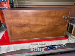 Schrade Original Knife Display Case, Lockable, all original USA Schrade Knives