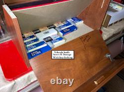 Schrade Original Knife Display Case, Lockable, all original USA Schrade Knives