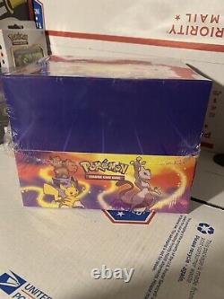 Sealed Pokémon Kanto Power Mini Tin Display Case Box 10 Tins Evolution Spanish