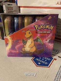 Sealed Pokémon Kanto Power Mini Tin Display Case Box 10 Tins Evolution Spanish