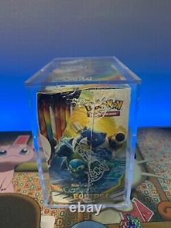 Sealed Pokemon Sun & Moon Cosmic Eclipse Booster Box with Acrylic Display Case