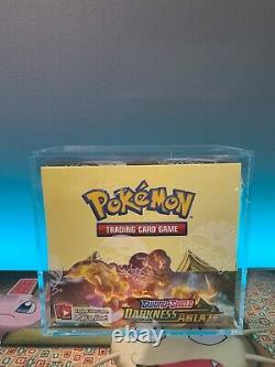 Sealed Pokémon Sw&Sh Darkness Ablaze Booster Box with Acrylic Display Case