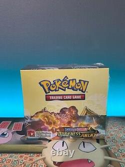Sealed Pokémon Sw&Sh Darkness Ablaze Booster Box with Acrylic Display Case