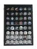 Shadow Box Wall Holder Cabinet holds 48 Baseball Display Case UV Protection B48