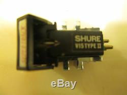 Shure V15 Type II Cartridge And Genuine Shure Vn15e Stylus & Display Case + Box
