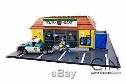 Simpsons Lego Kwik E Mart Display Base & Case Acrylic box Perspex Model 71016