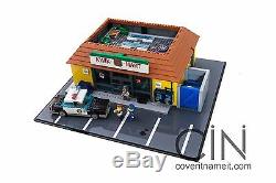 Simpsons Lego Kwik E Mart Display Base & Case Acrylic box Perspex Model 71016