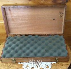 Smith & Wesson Display Box Presentation Wood Case with Dovetailed corners