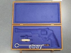 Smith & Wesson S&w 29 & 27 Revolver 8 3/8 Wood Presentation Display Case & Box