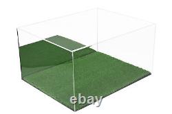 Soccer, Baseball, or Football Cleats Display Case-Turf Floor & Mirror (A026-MTB)