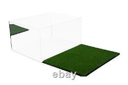 Soccer, Baseball, or Football Cleats Display Case-Turf Floor & Mirror (A026-MTB)