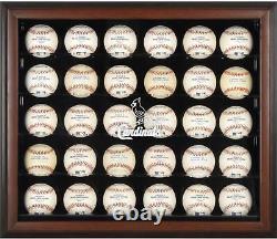 St. Louis Cardinals Logo Brown Framed 30-Ball Display Case Fanatics