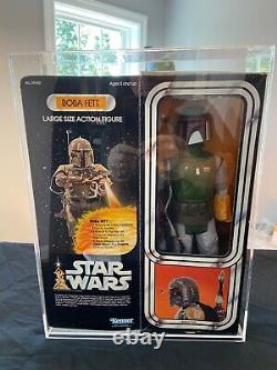 Star Wars Vintage 12 Inch Boba Fett with Original Box & Acrylic Display Case