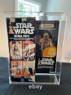 Star Wars Vintage 12 Inch Boba Fett with Original Box & Acrylic Display Case