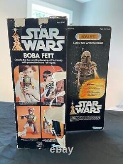 Star Wars Vintage 12 Inch Boba Fett with Original Box & Acrylic Display Case