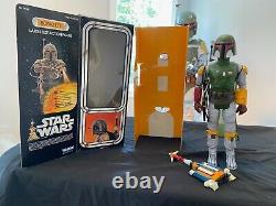 Star Wars Vintage 12 Inch Boba Fett with Original Box & Acrylic Display Case