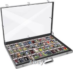 Sturdy Tabletop Aluminum Display Case with Lock Perfect for Collectibles