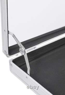 Sturdy Tabletop Aluminum Display Case with Lock Perfect for Collectibles