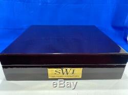 Swiss Watch International 12 Slot Wood Watch Box Display Case Organizer SWI