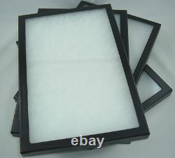 TEN jewelry display case Riker Mount display box shadow collection 12 X 16 X3/4